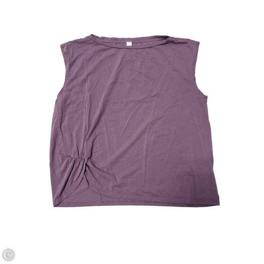 Top Sleeveless By Lululemon In Purple, Size: Xl