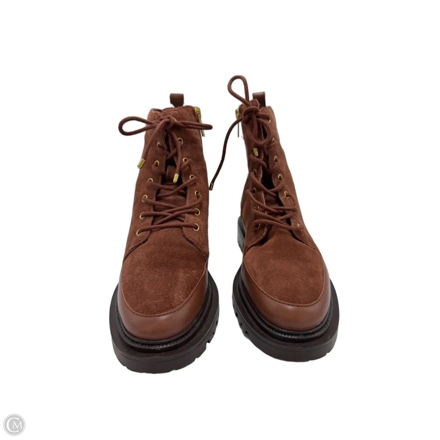 Boots Ankle Heels By Vince Camuto In Brown, Size: 8.5