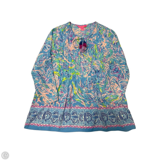 Top Long Sleeve Designer By Lilly Pulitzer In Multi-colored, Size: S