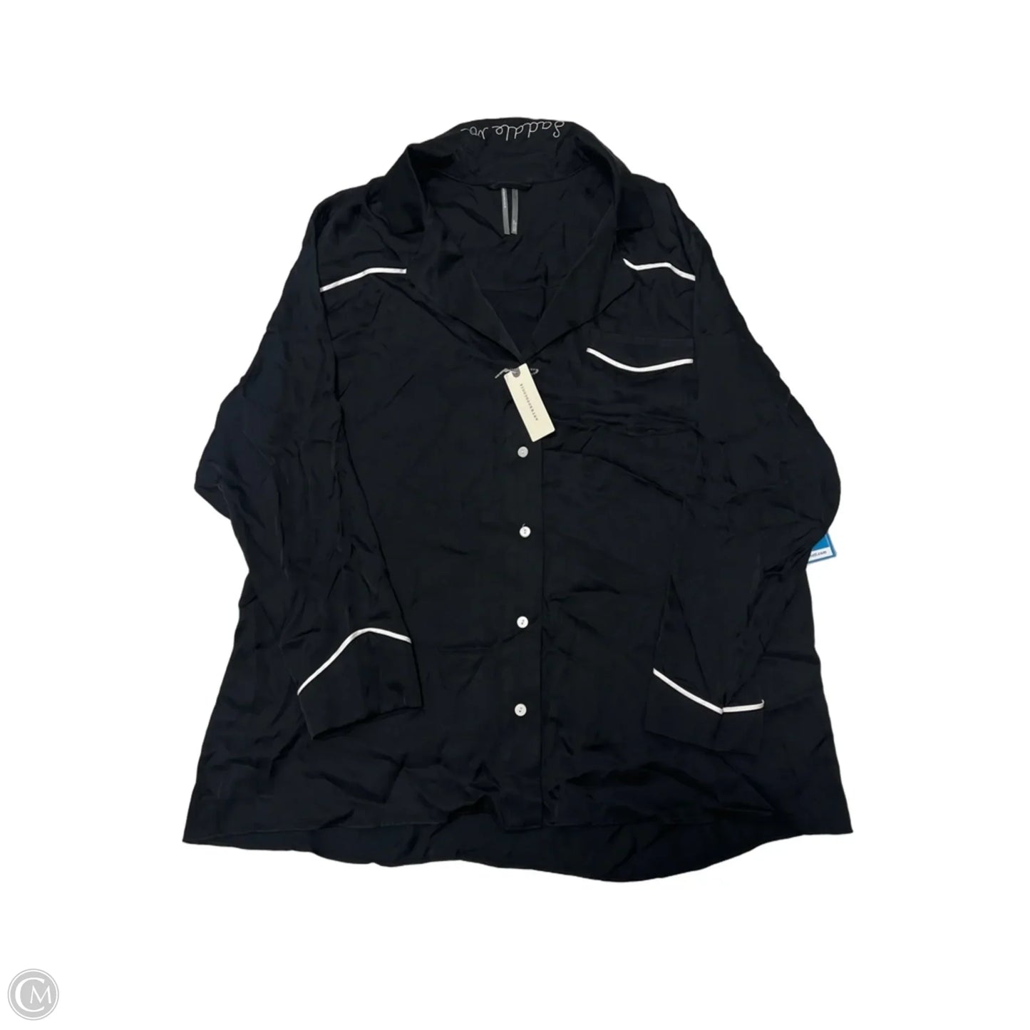 New! Pajama Top Long Sleeve By Anthropologie In Black, Size: S