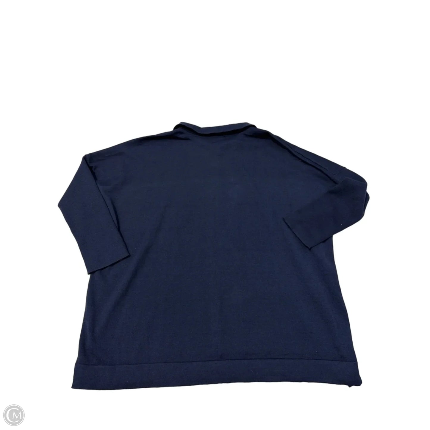 Top Long Sleeve By Tuckernuck In Navy, Size: Xxl