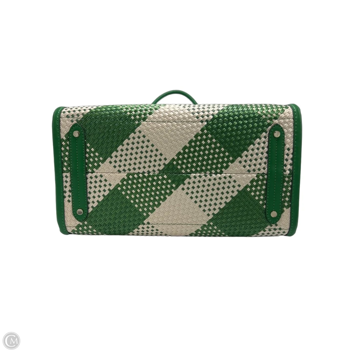 Kate Spade Ella Gingham Woven Designer Tote Handbag