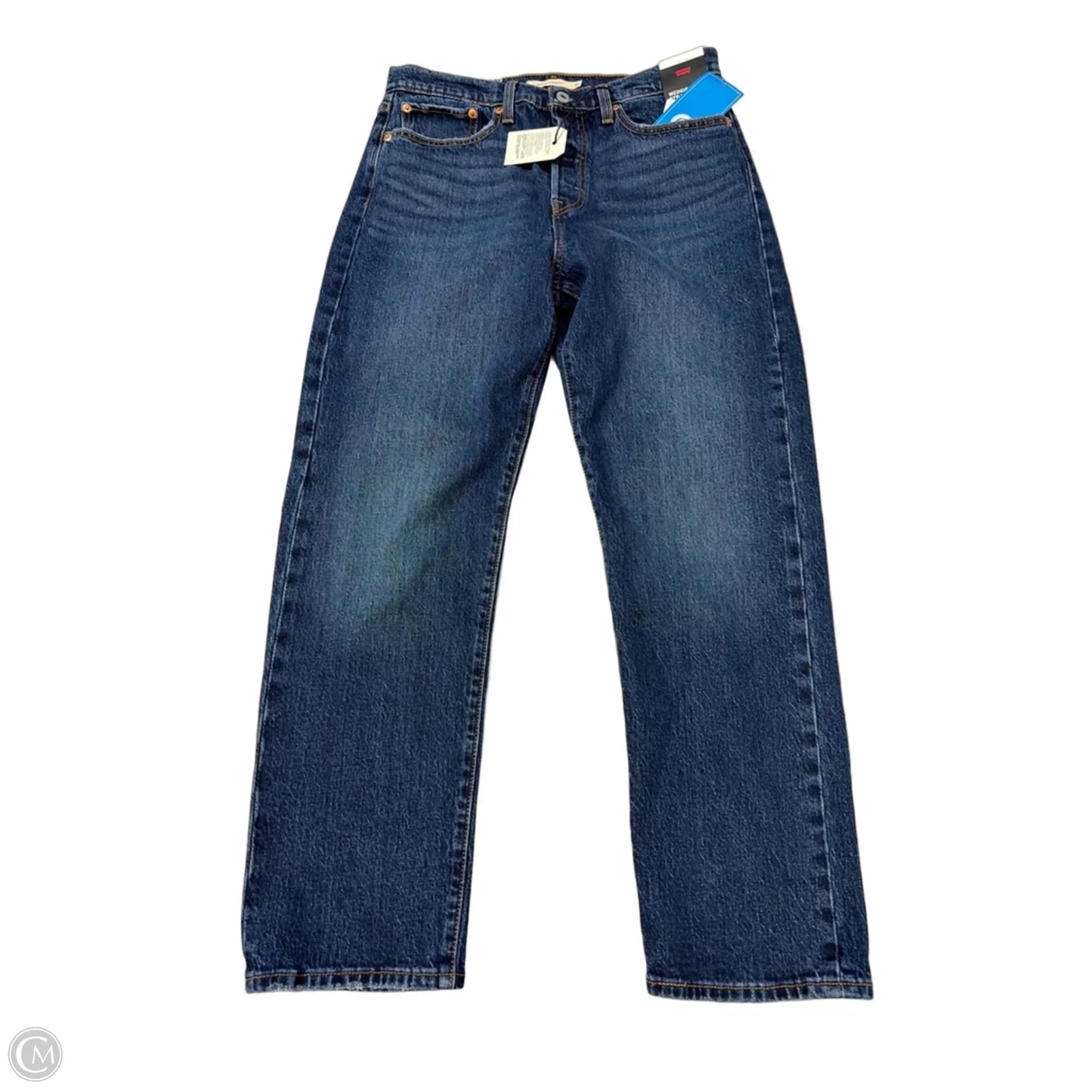 New! Wedgie Straight By Levis In Blue Denim, Size: 10