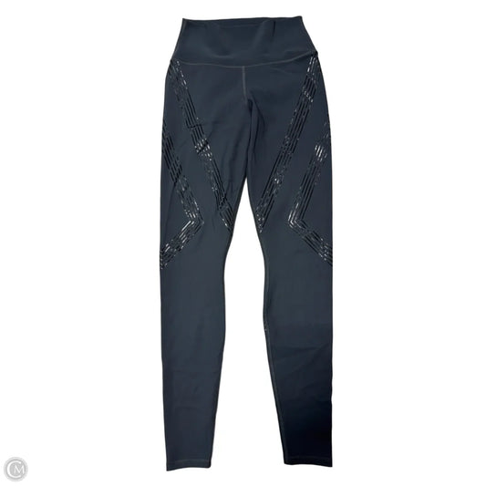 Athletic Leggings By Alo In Grey, Size: S