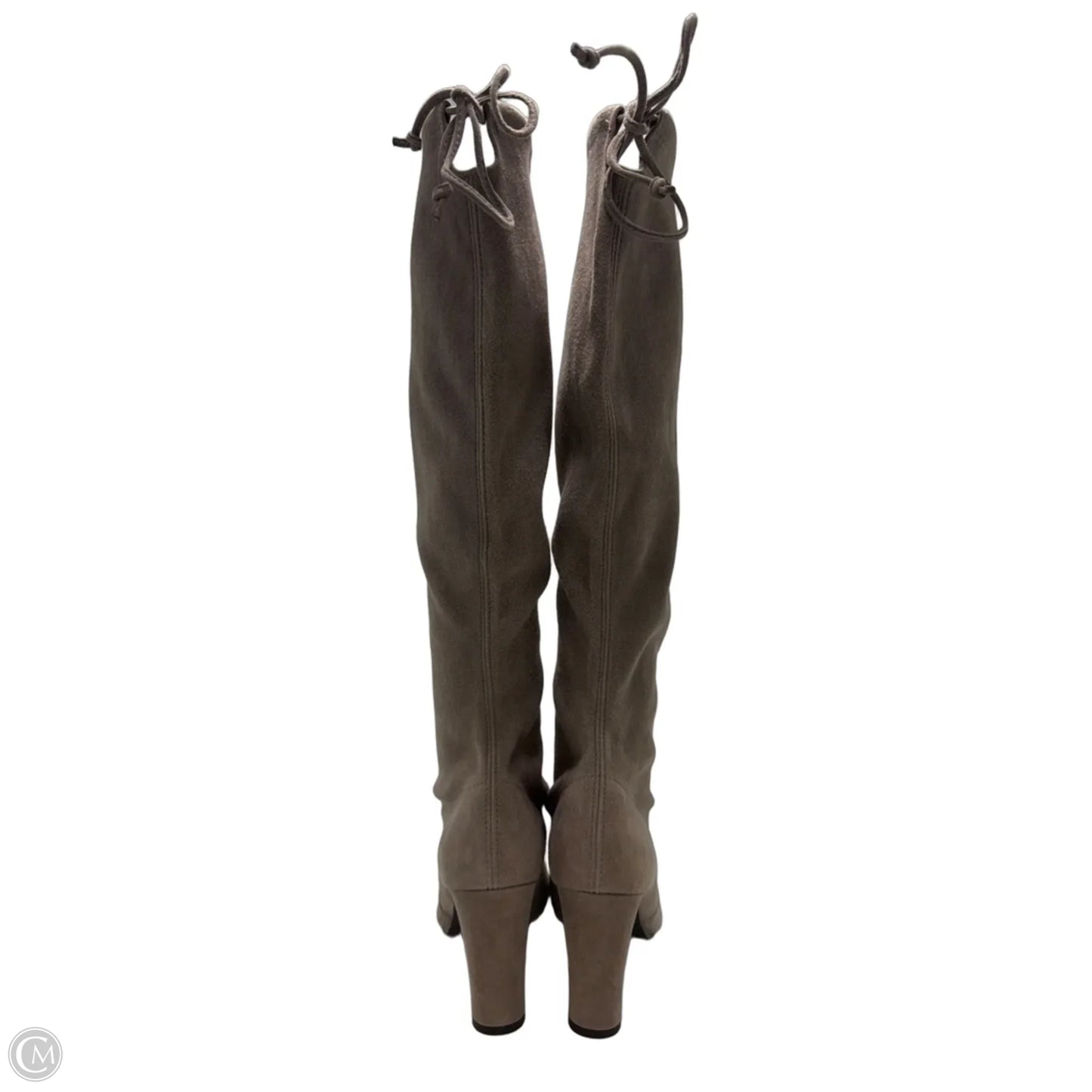 Boots Designer By Stuart Weitzman In Taupe, Size: 5.5