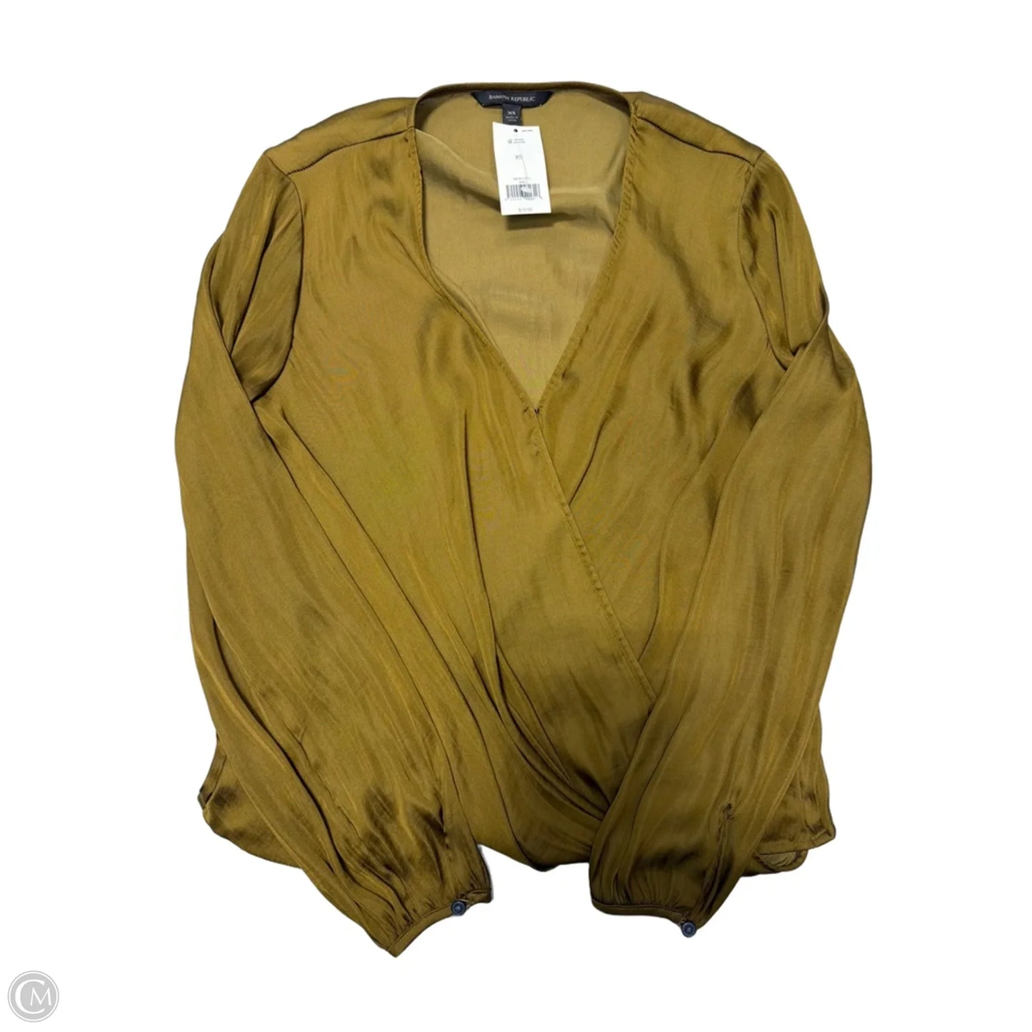 New! Top Long Sleeve By Banana Republic In Green, Size: Xs