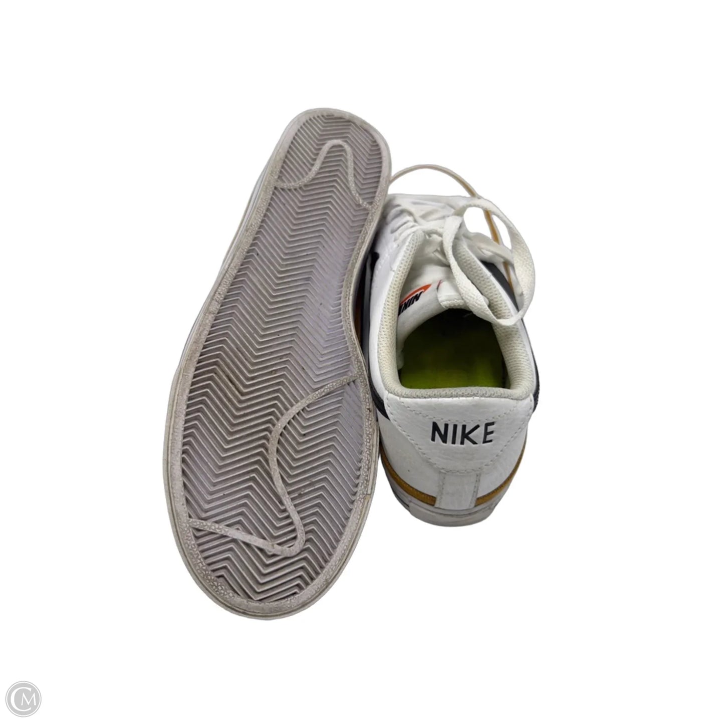 Shoes Athletic By Nike In White, Size: 9