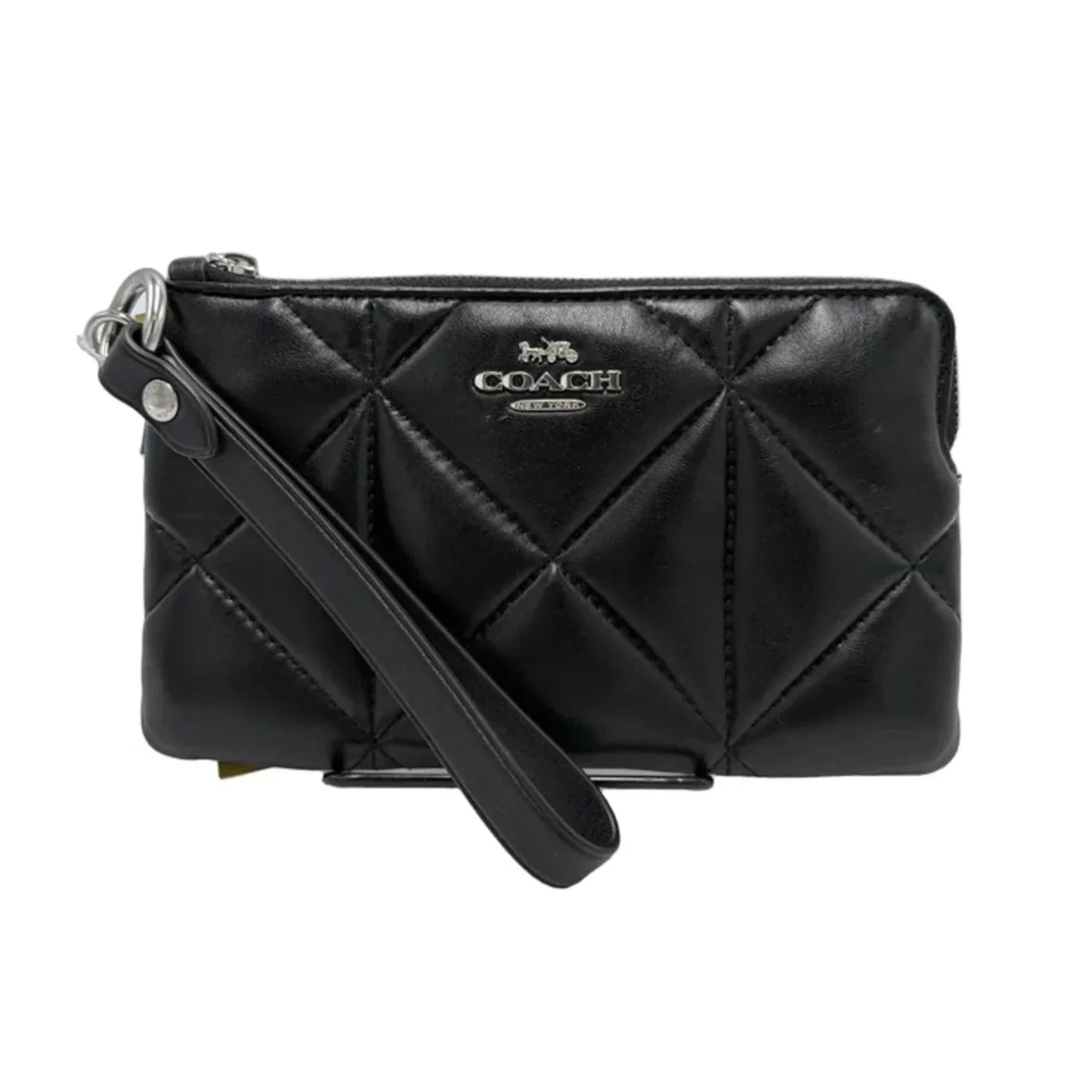 Coach Designer Wristlet in Puffy Diamond Quilted Leather