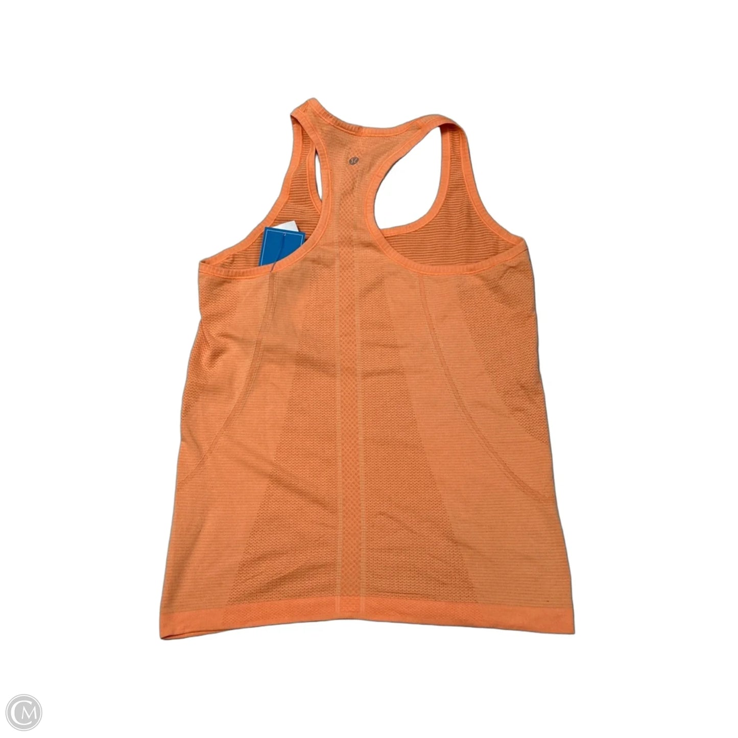 Athletic Tank Top By Lululemon In Orange, Size: M