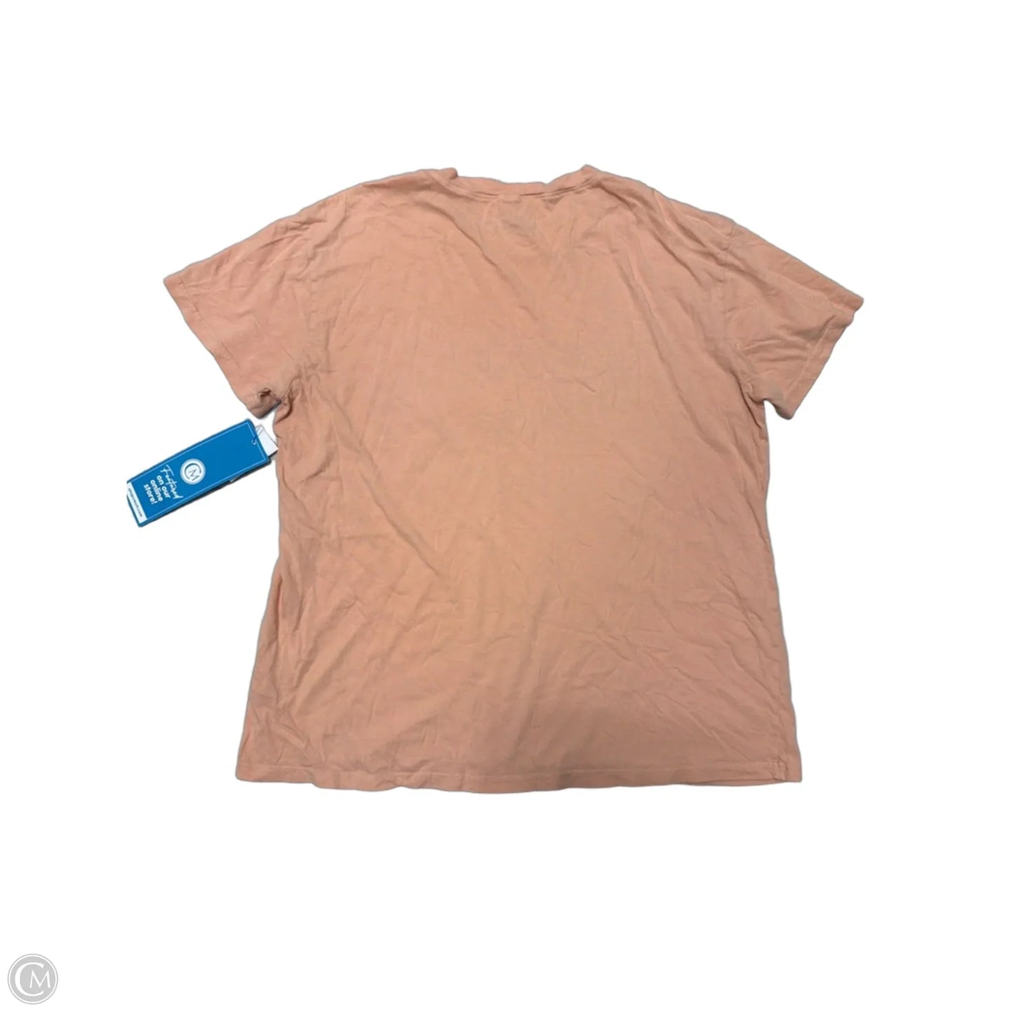 Top Short Sleeve By Mumu In Orange, Size: S