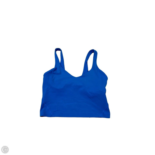 Athletic Tank Top By Lululemon In Blue, Size: S