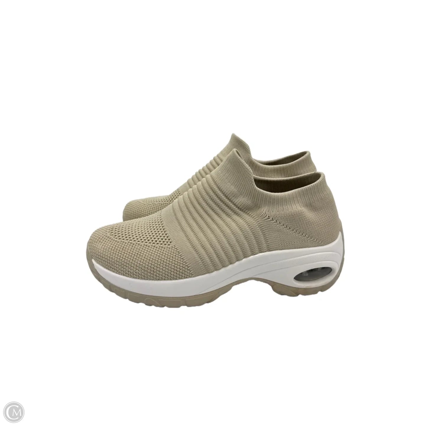Shoes Athletic By Cushionaire In Beige, Size: 7