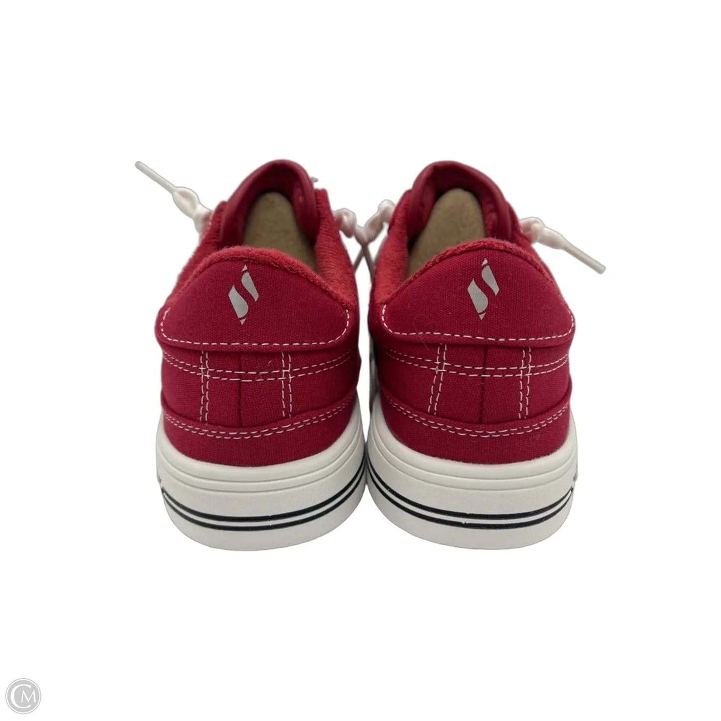 New! Shoes Sneakers By Skechers In Red & White, Size: 6.5