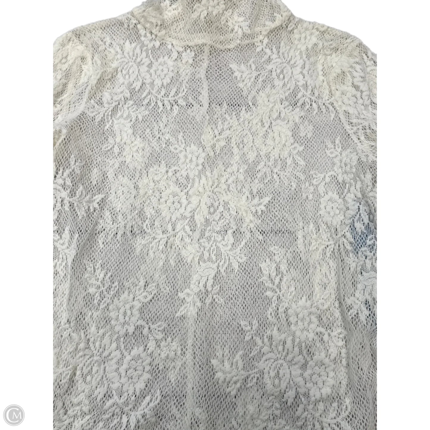 Top Long Sleeve By Free People In White, Size: M