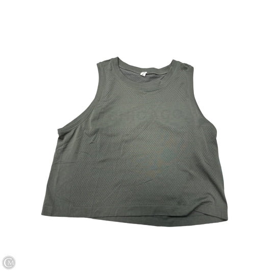 Athletic Tank Top By Lululemon In Green, Size: M