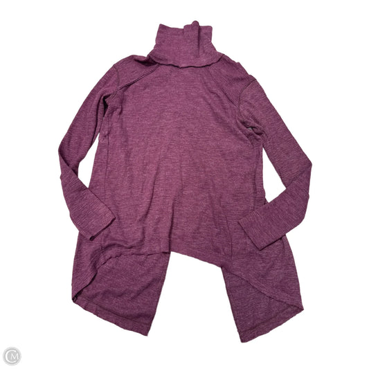 Top Long Sleeve By Free People In Purple, Size: L