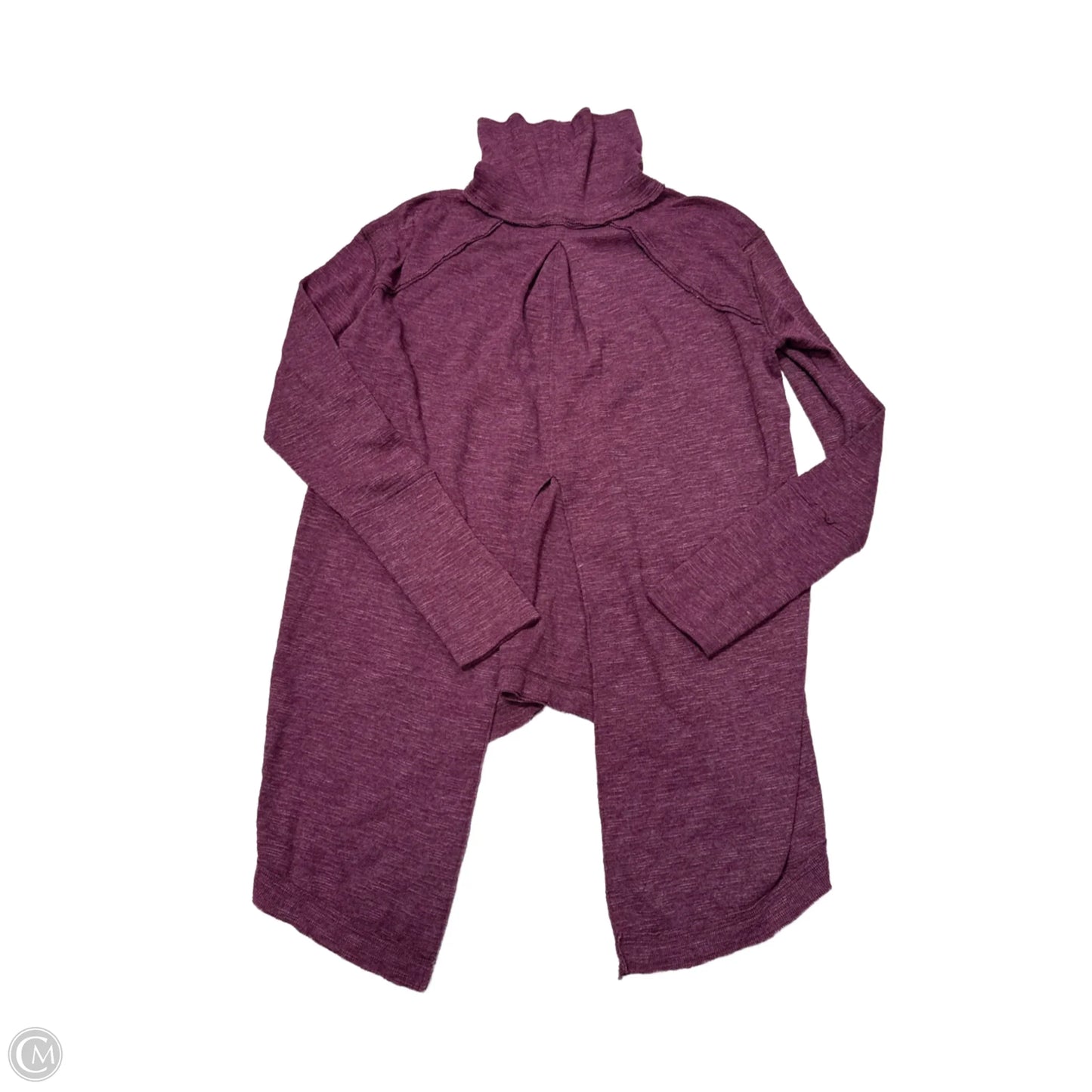 Top Long Sleeve By Free People In Purple, Size: L