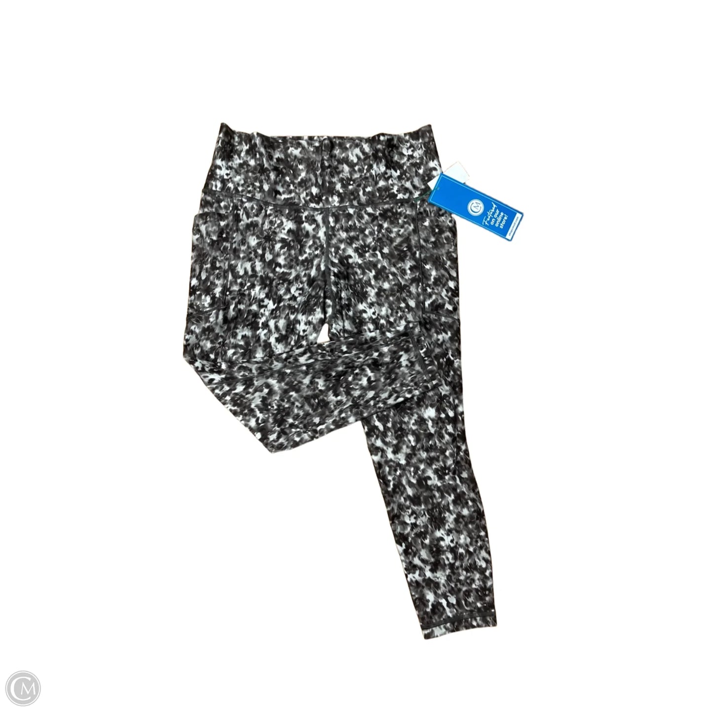Athletic Leggings By Athleta In Floral Print, Size: L