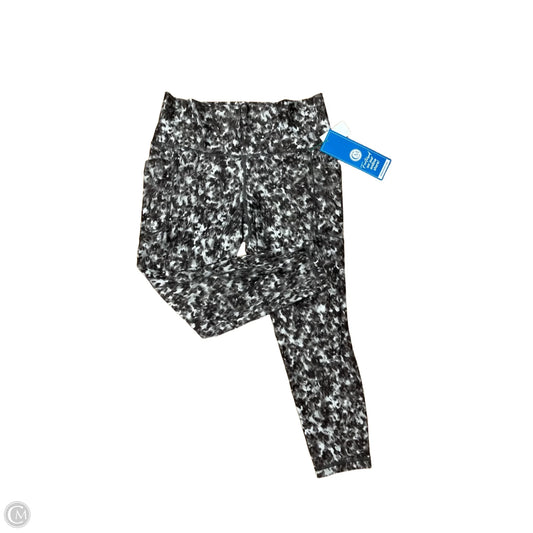 Athletic Leggings By Athleta In Floral Print, Size: L