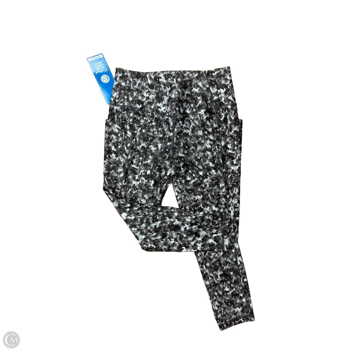 Athletic Leggings By Athleta In Floral Print, Size: L