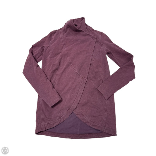 Athletic Jacket By Lululemon In Purple, Size: S