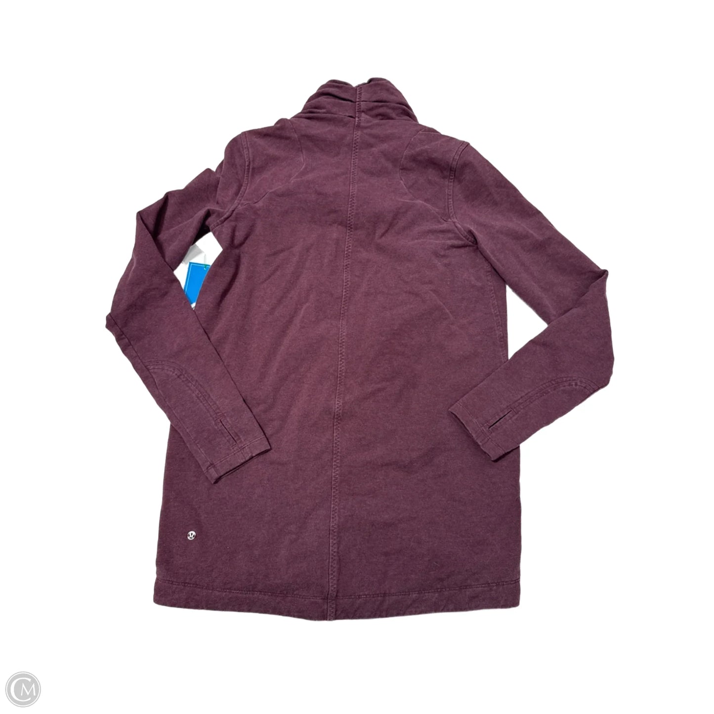 Athletic Jacket By Lululemon In Purple, Size: S