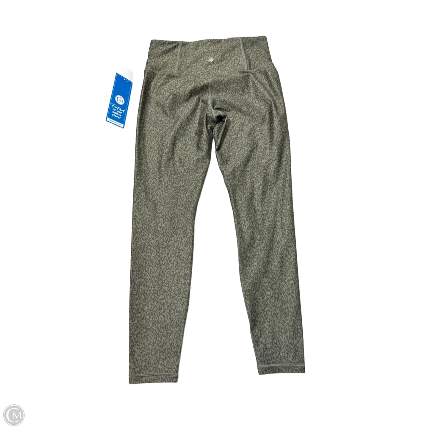 Athletic Leggings By Athleta In Green, Size: M