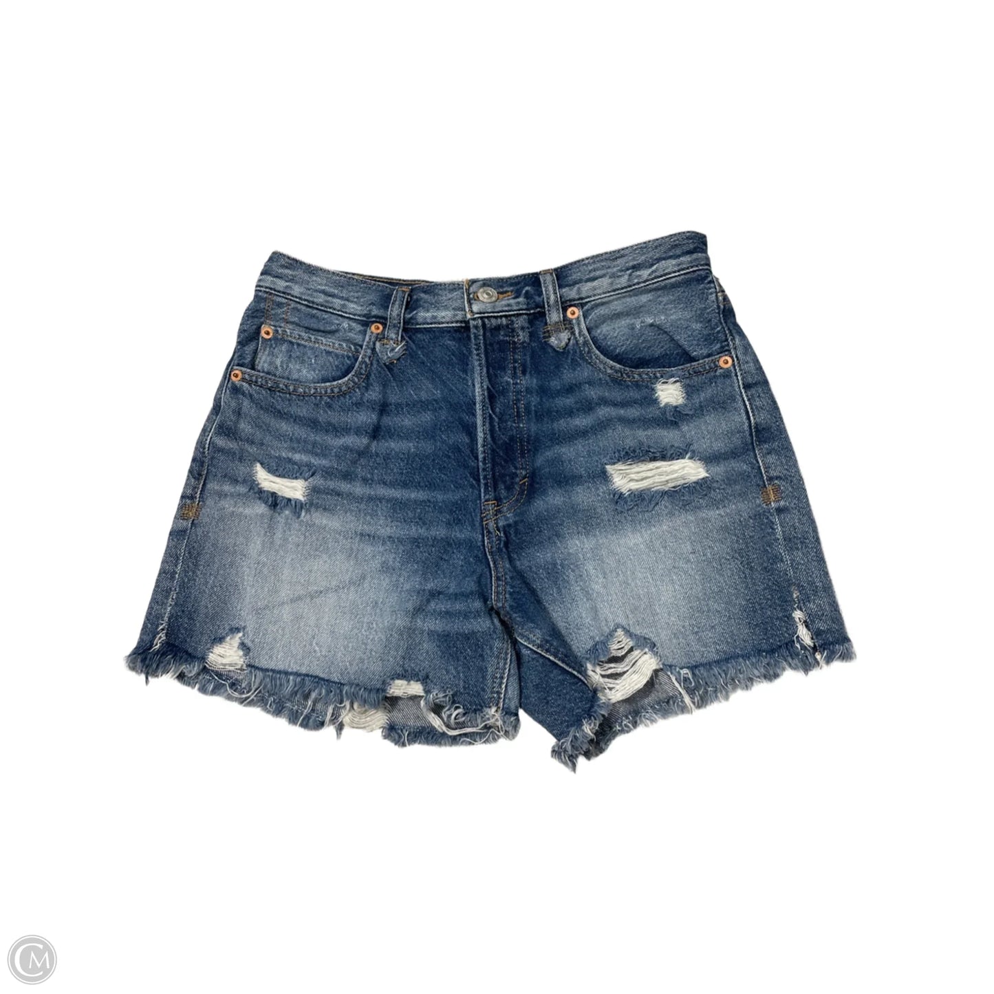 Shorts By Free People In Blue Denim, Size: 4