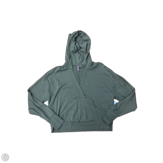 Athletic Sweatshirt Hoodie By Sweaty Betty In Green, Size: L