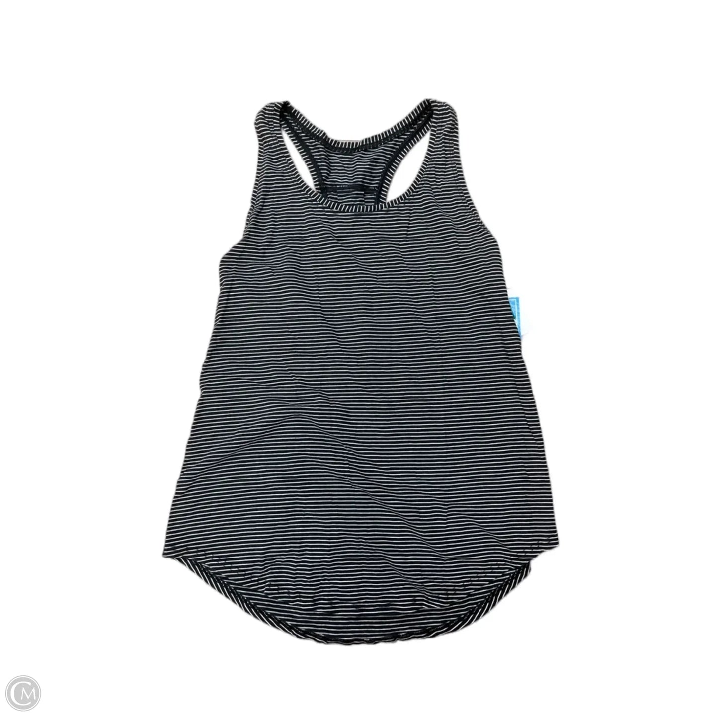 Athletic Tank Top By Lululemon In Striped Pattern, Size: S