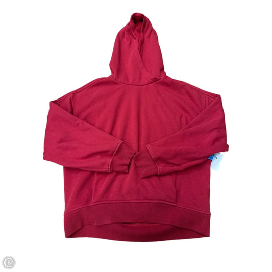 Athletic Sweatshirt Hoodie By Athleta In Red, Size: M
