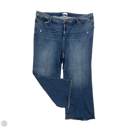 Jeans Wide Leg By Lane Bryant In Blue Denim, Size: 3x