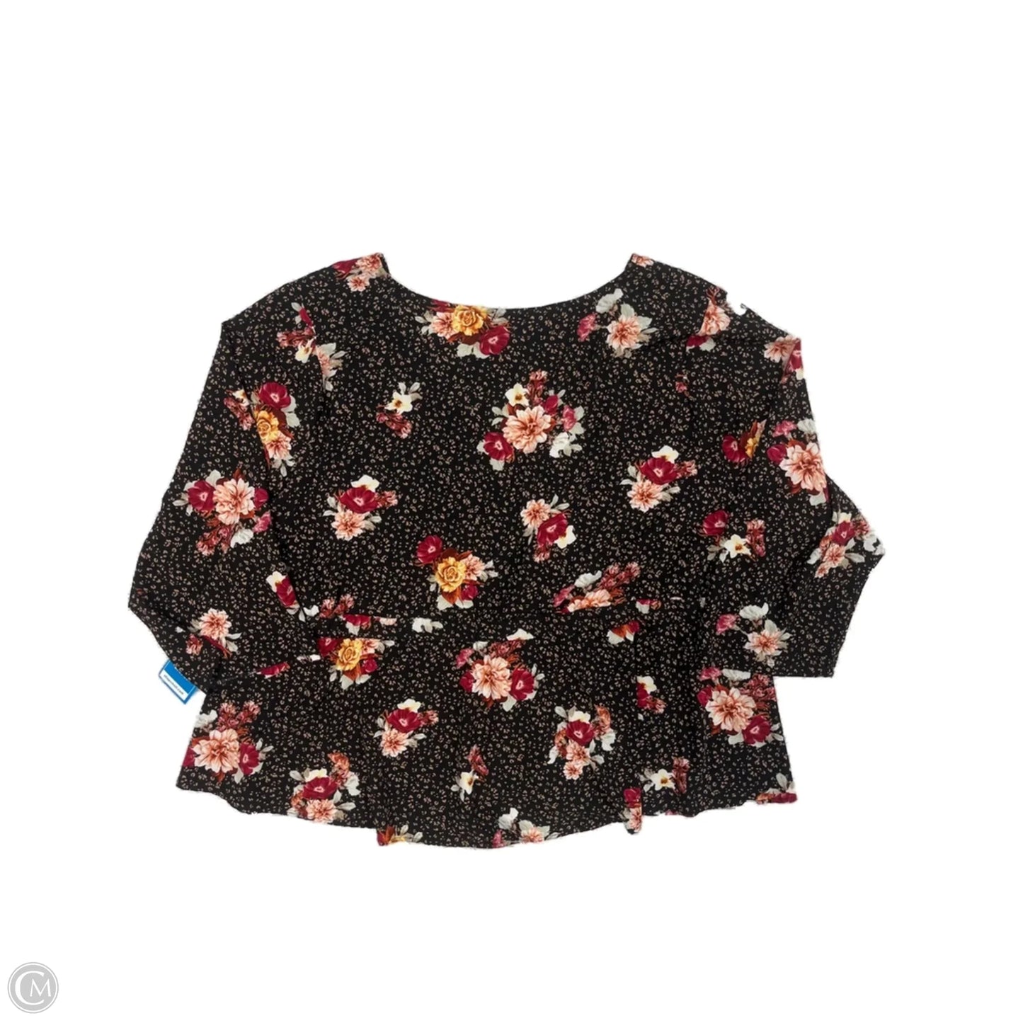 Top Long Sleeve By Torrid In Floral Print, Size: 4x