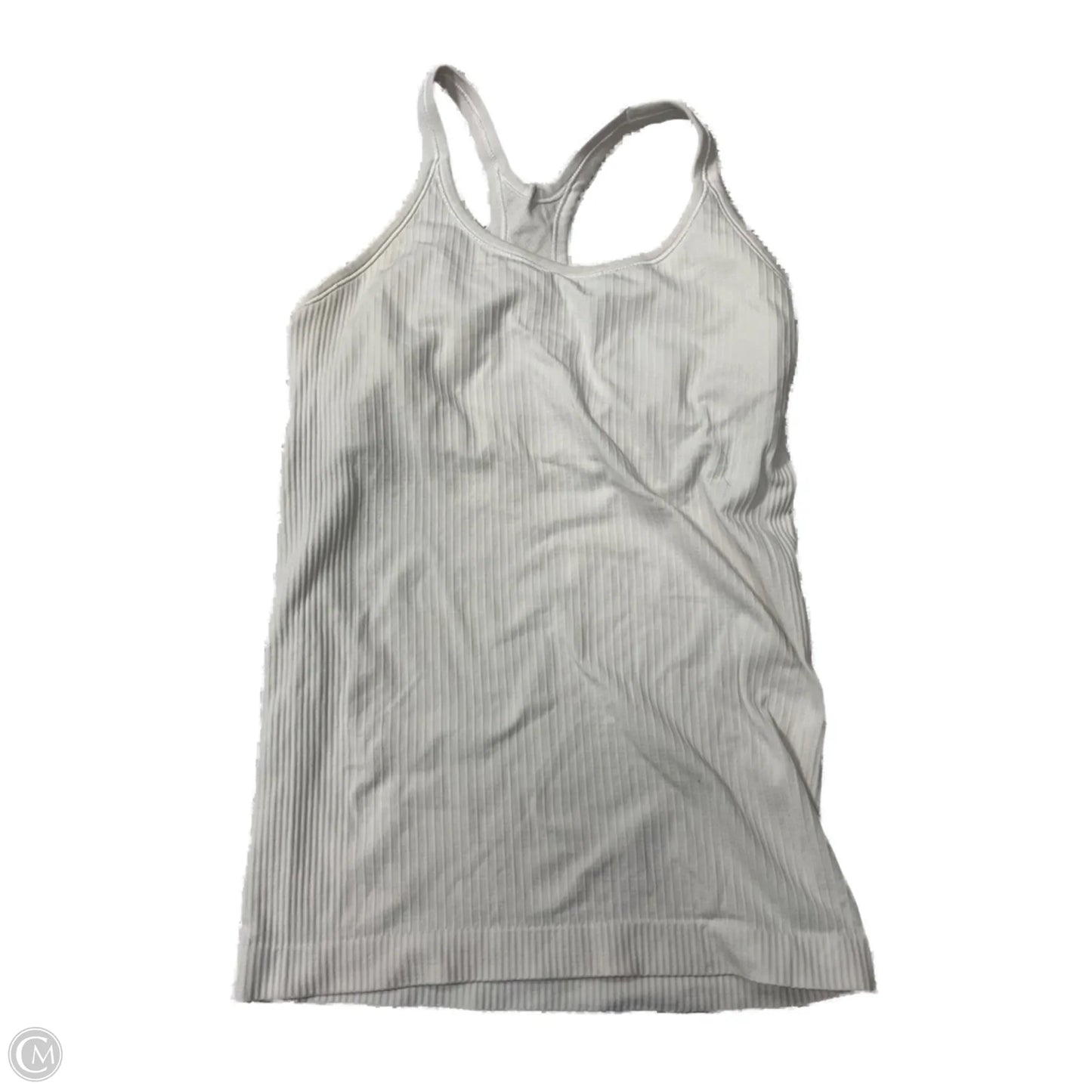 Athletic Tank Top By Lululemon In White, Size: S
