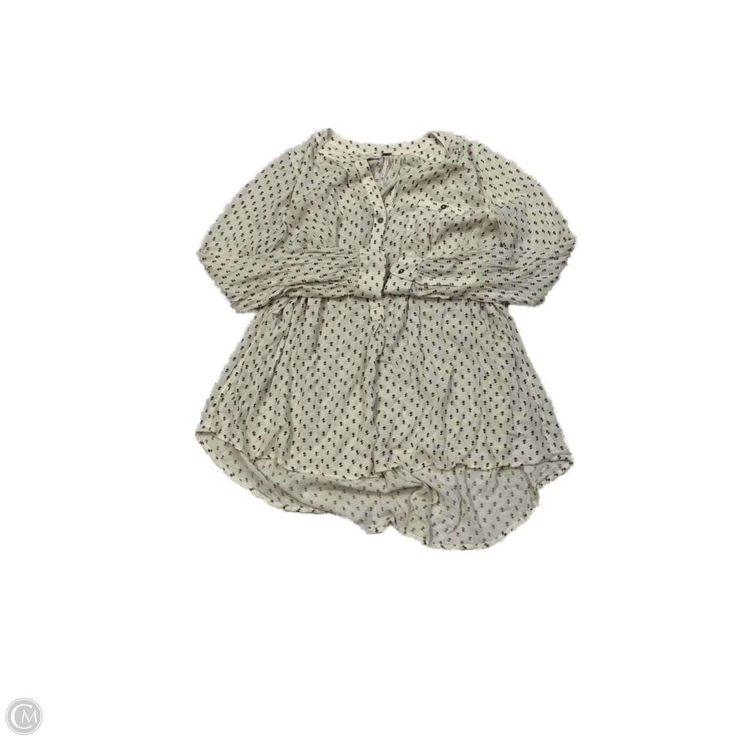 Top Long Sleeve By Free People In Cream, Size: S