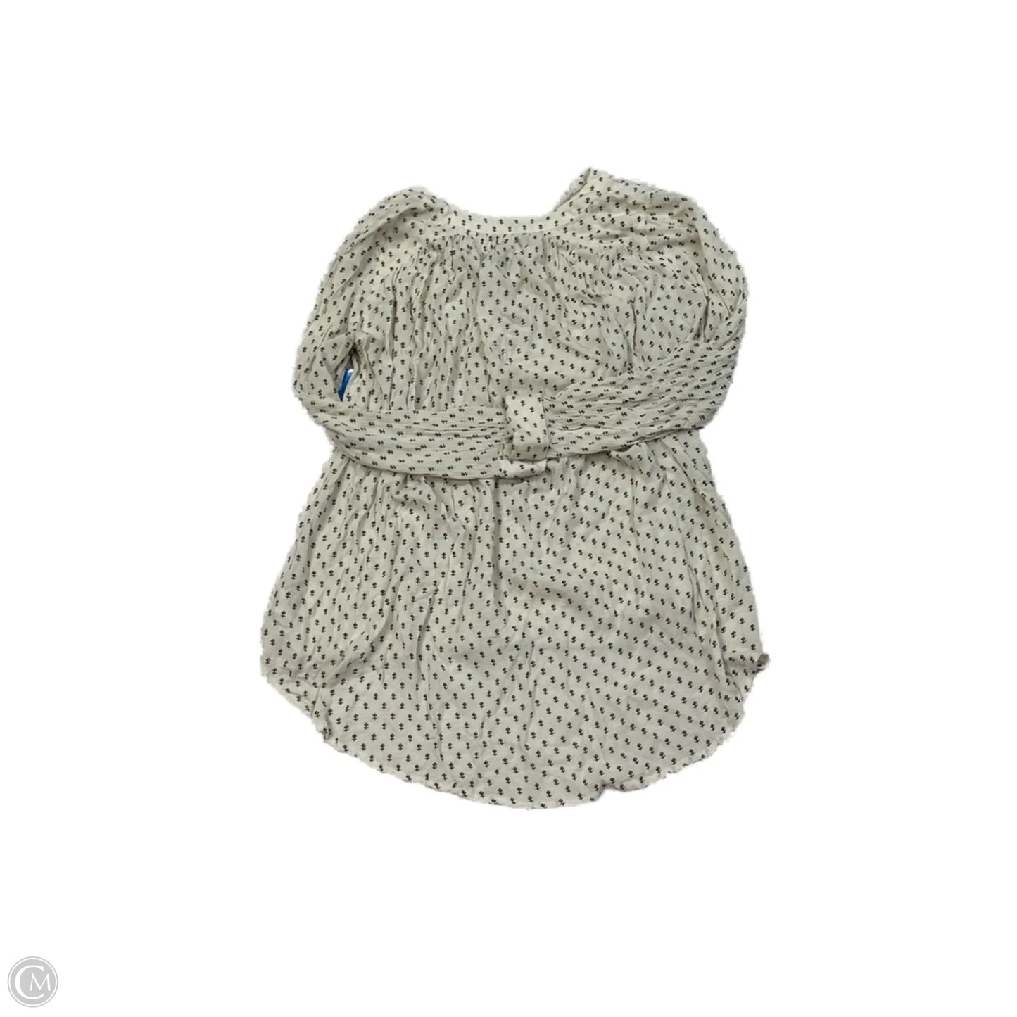 Top Long Sleeve By Free People In Cream, Size: S