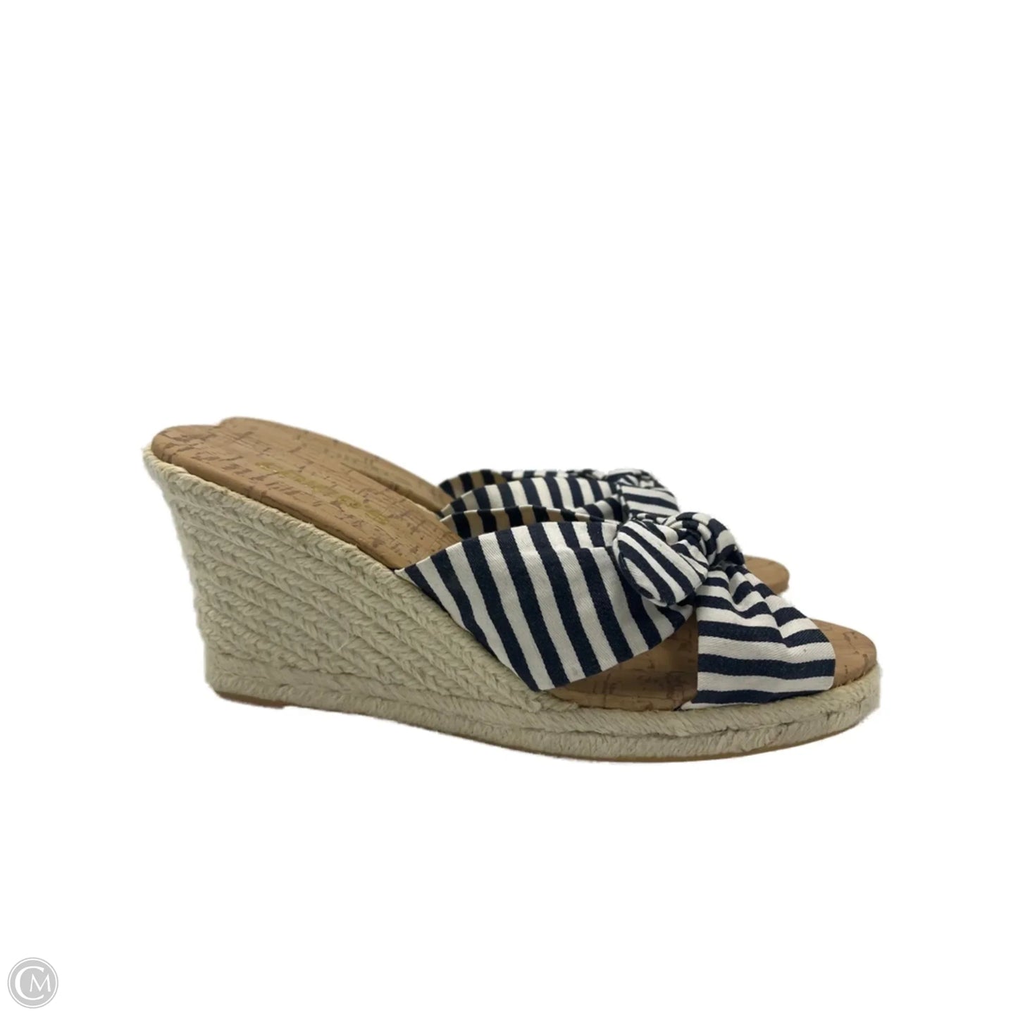 Sandals Heels Block By Chicos In Tan, Size: 9