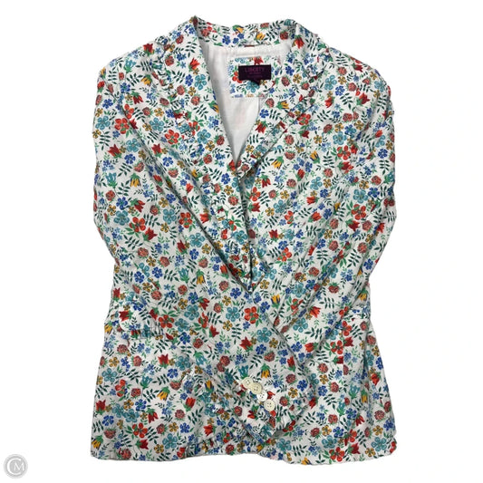 Blazer By J. Crew In Floral Print, Size: Xs