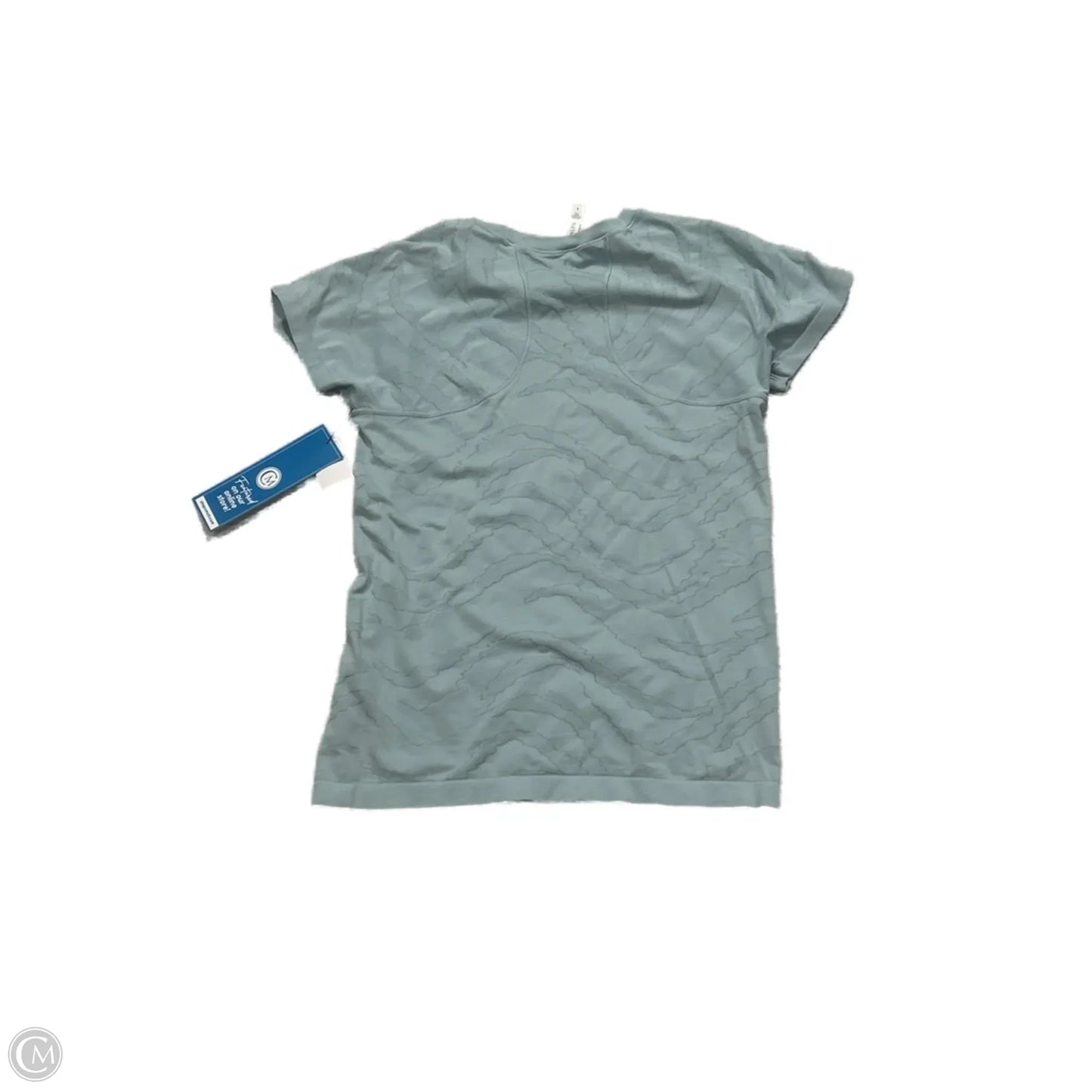 Athletic Top Short Sleeve By Athleta In Blue, Size: L