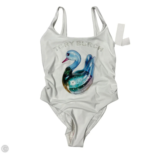 New! Swimsuit Designer By Tory Burch In White, Size: L