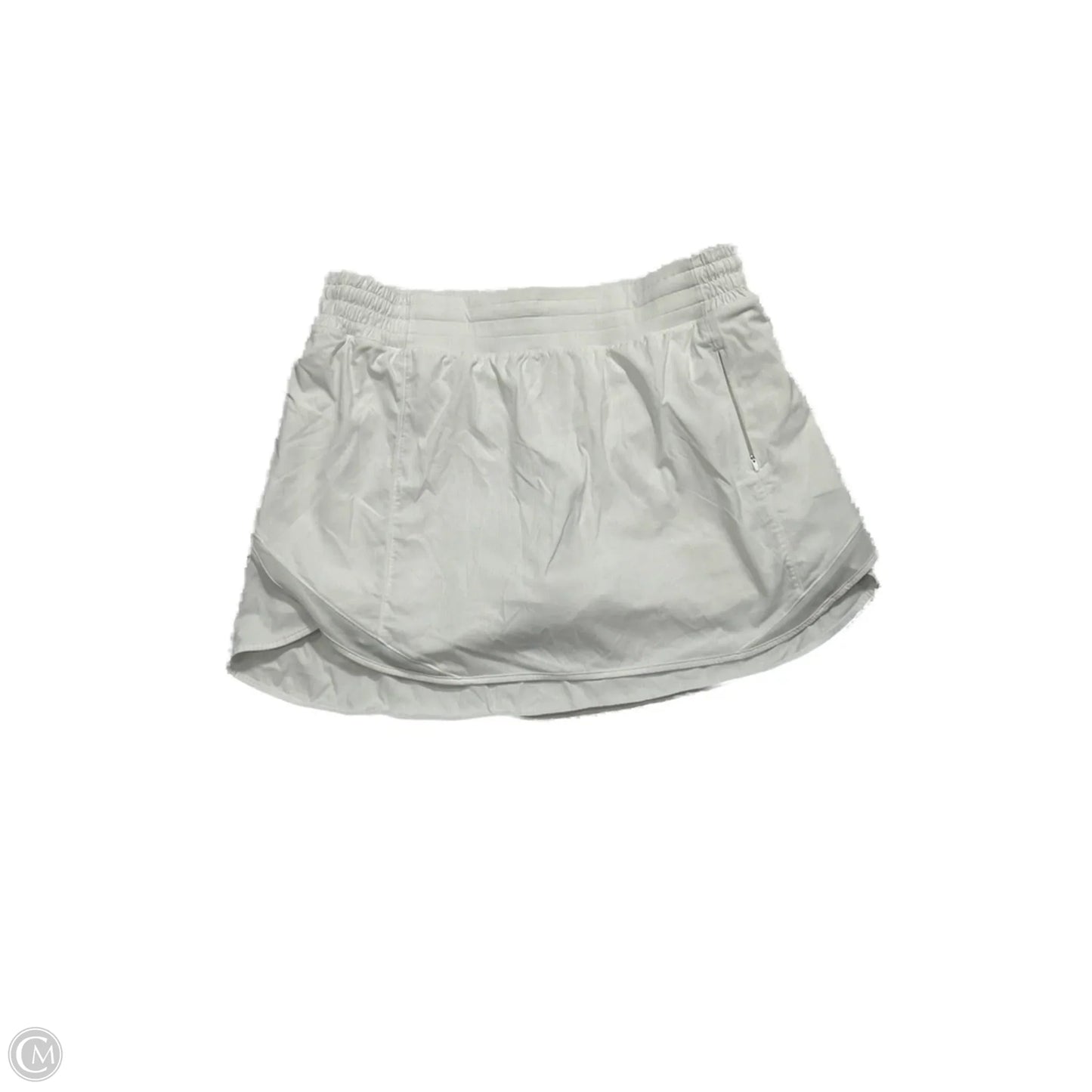 Athletic Skort By Lululemon In White, Size: 12