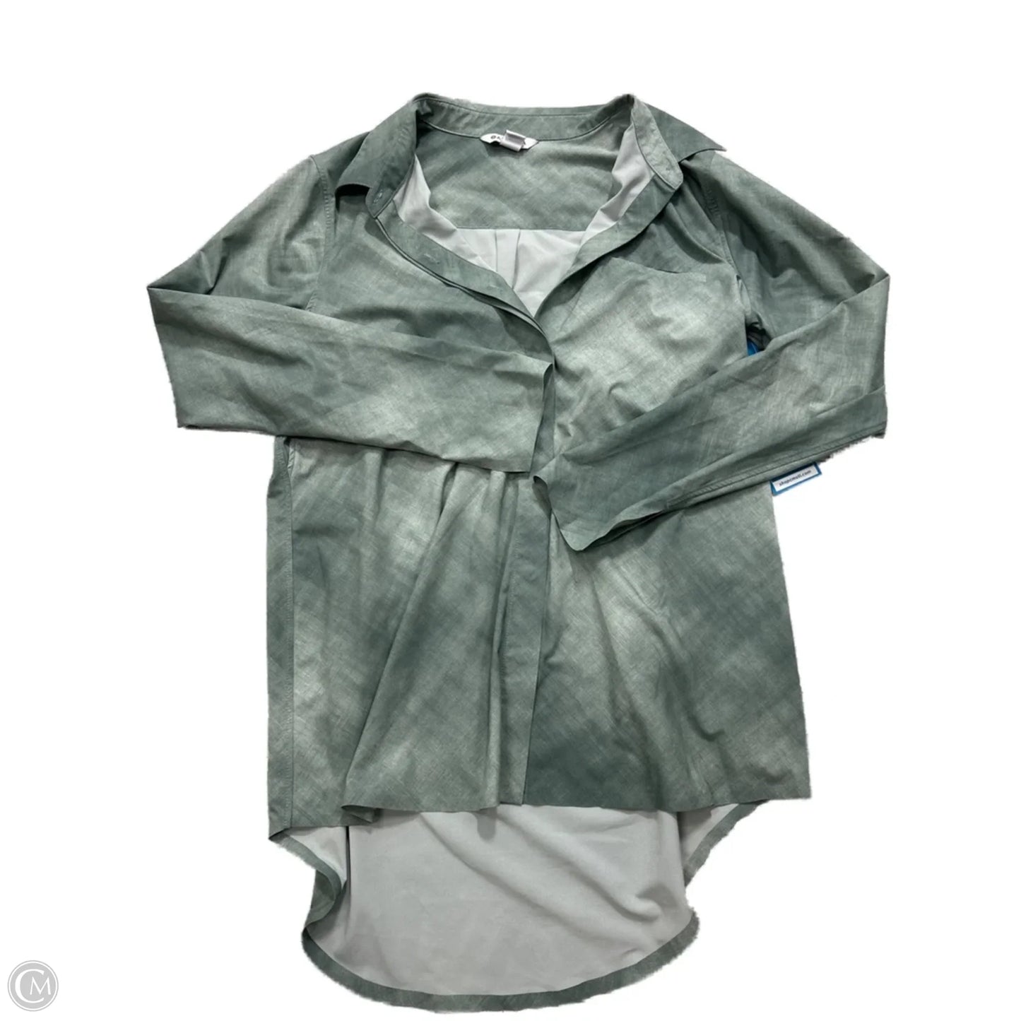 Top Long Sleeve By Athleta In Green, Size: M