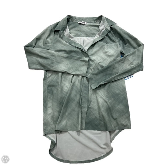 Top Long Sleeve By Athleta In Green, Size: M