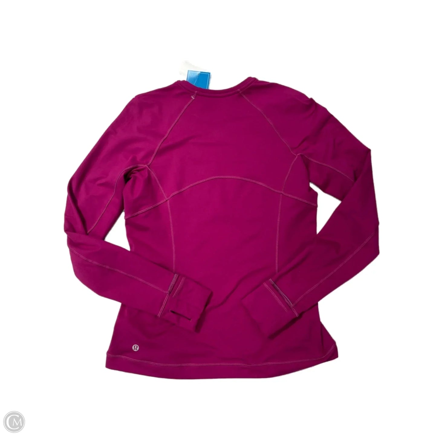 Athletic Top Long Sleeve Crewneck By Lululemon In Purple, Size: M