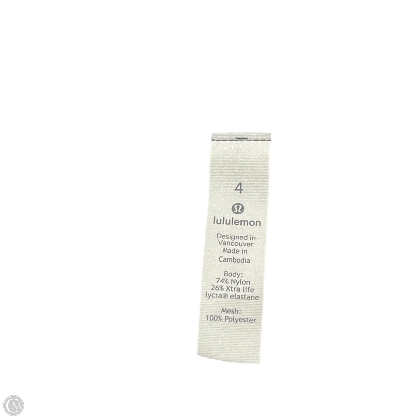 Athletic Top Long Sleeve Crewneck By Lululemon In Black, Size: S