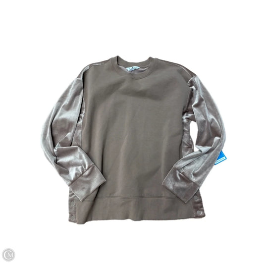 Athletic Sweatshirt Crewneck By Athleta In Brown, Size: S