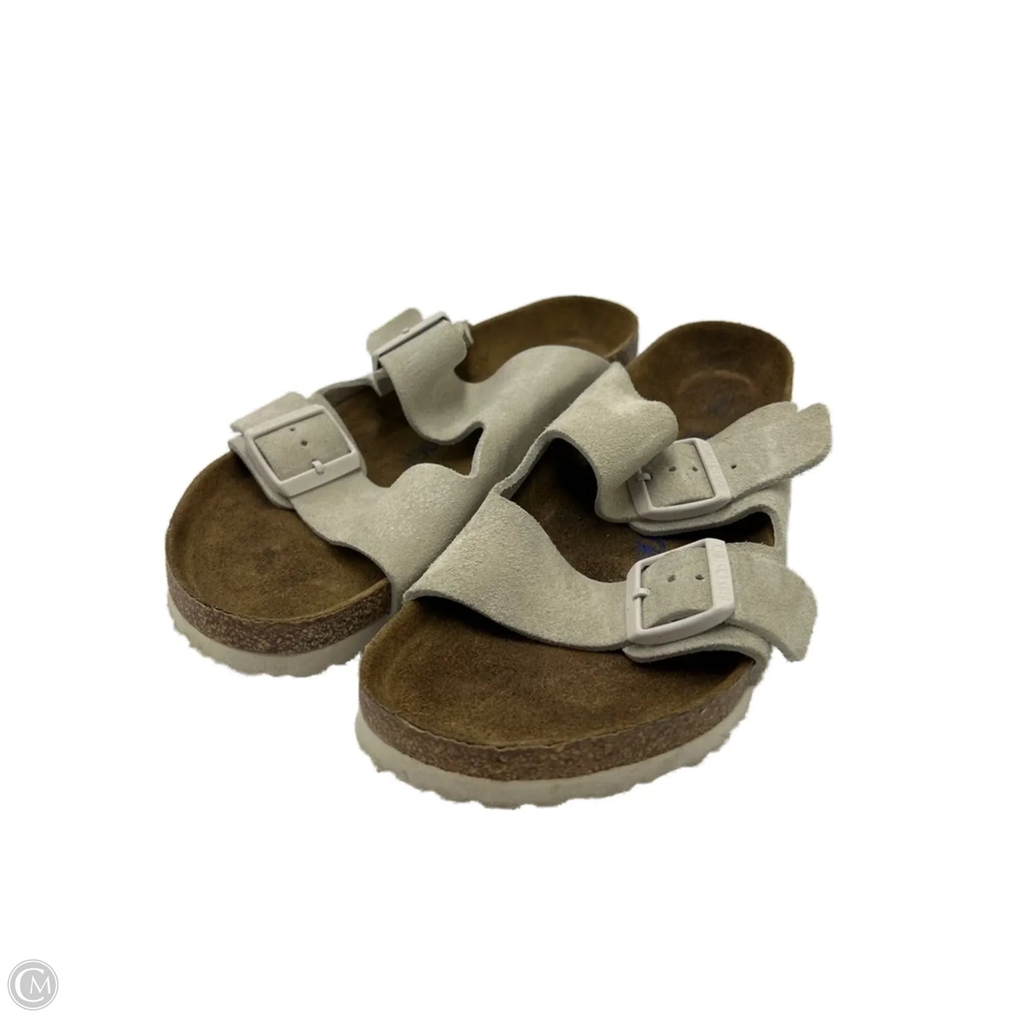 Shoes Designer By Birkenstock In Grey, Size: 9