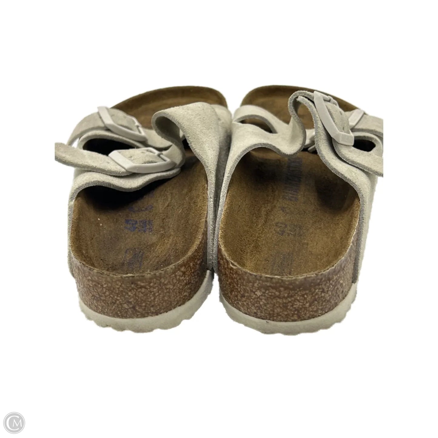 Shoes Designer By Birkenstock In Grey, Size: 9