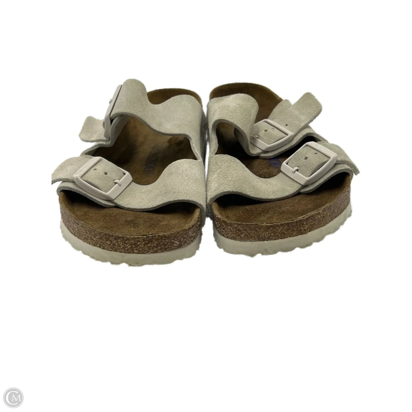 Shoes Designer By Birkenstock In Grey, Size: 9
