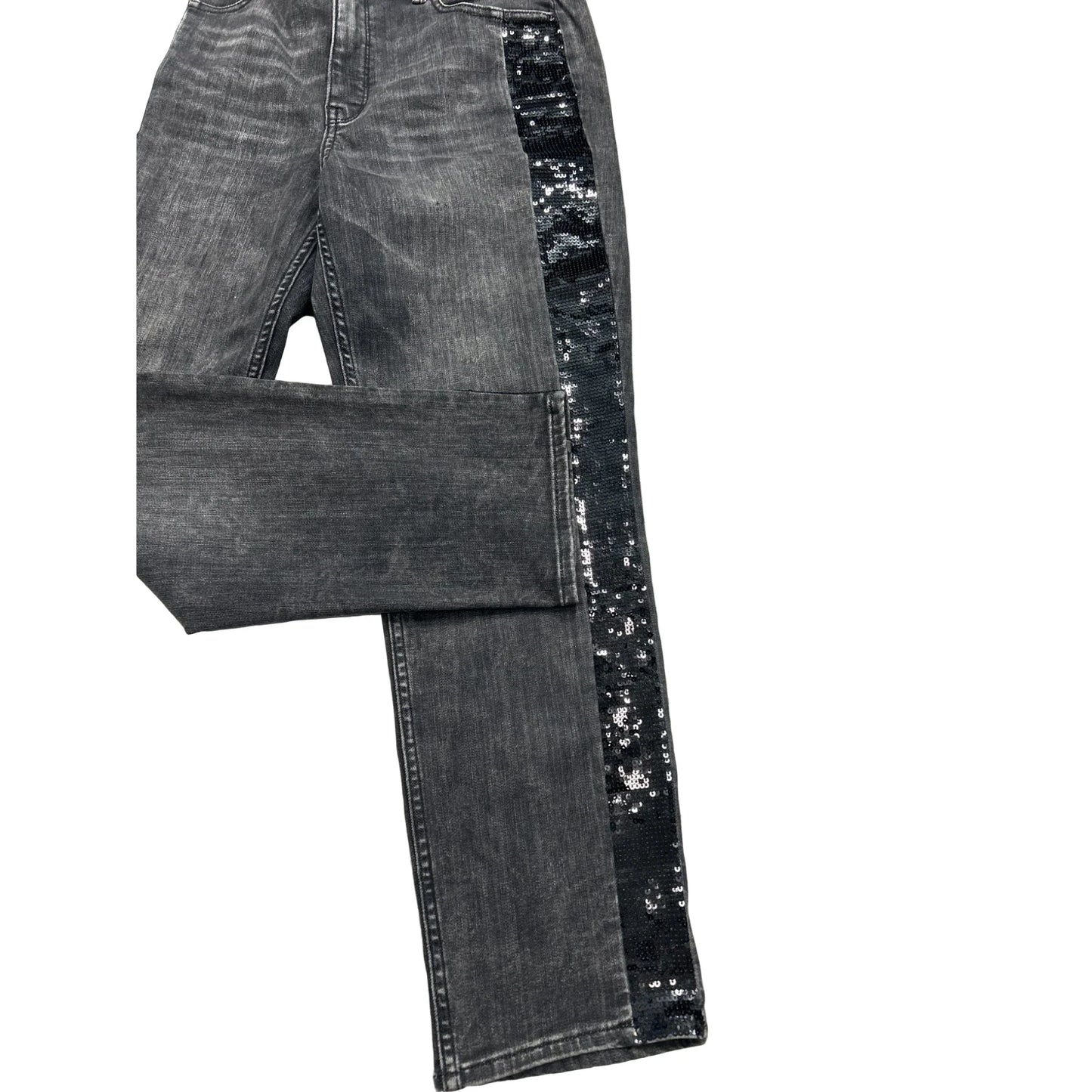Jeans Straight By White House Black Market In Grey, Size: 10